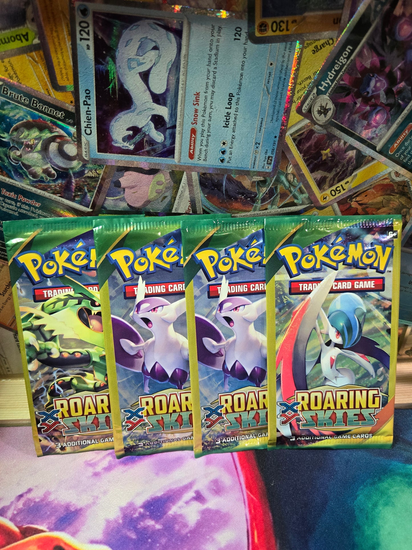 Roaring Skies 3 Card Pack, Set of 4