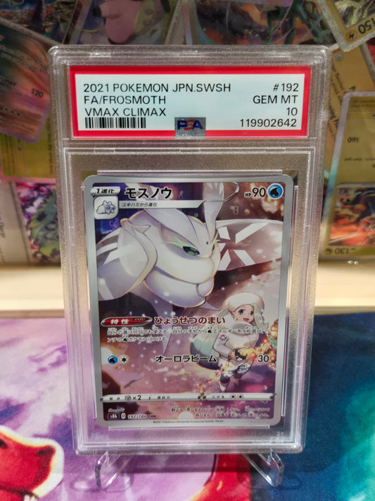 Frosmoth 192 Japanese VMAX Climax PSA 10