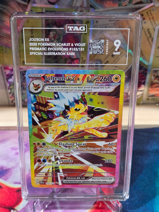 Jolteon ex 153 Prismatic Evolutions TAG 9