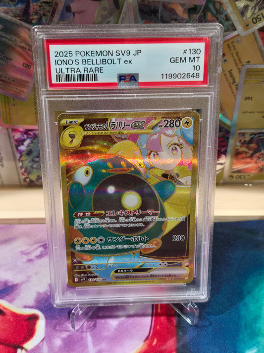 Iono's Bellibolt ex 130 Japanese Battle Partners PSA 10