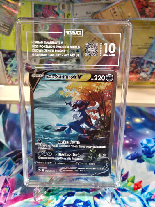Hisuian Samurott V GG51 Crown Zenith TAG 10