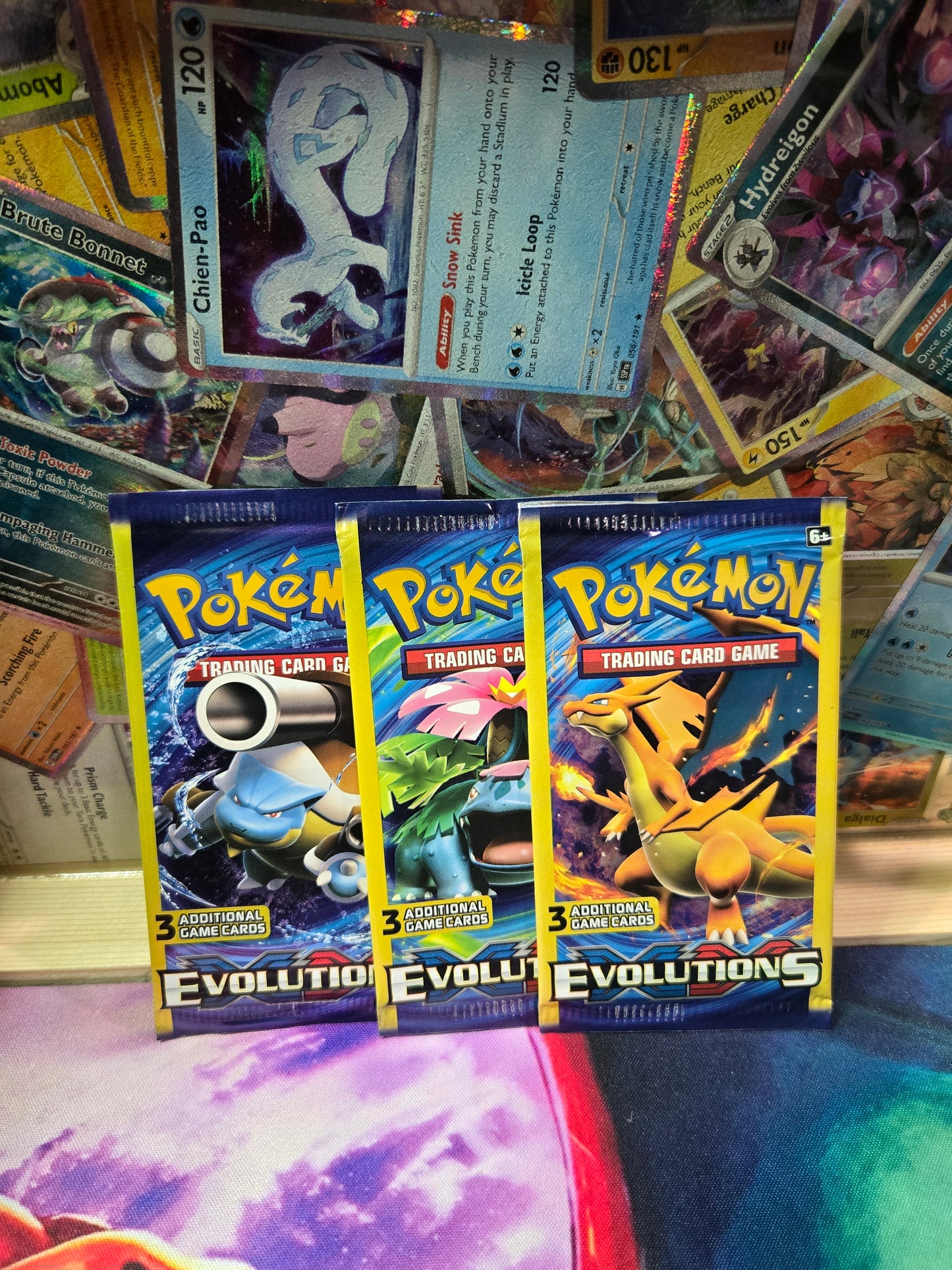 Evolutions 3 Card Pack, Set of 3