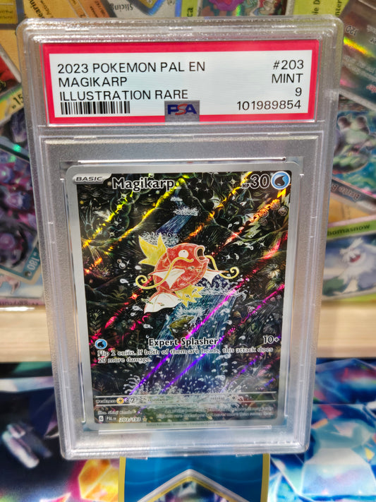 Magikarp IR Paldea Evolved 203 PSA 9