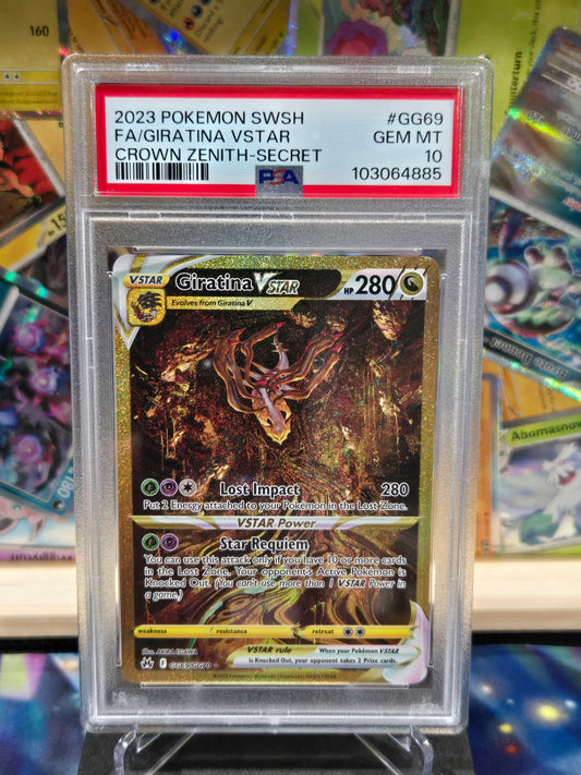 Giratina VStar GG69 Crown Zenith PSA 10
