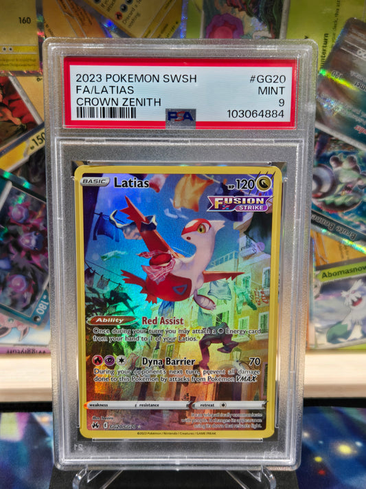 Latias GG20 Crown Zenith PSA 9