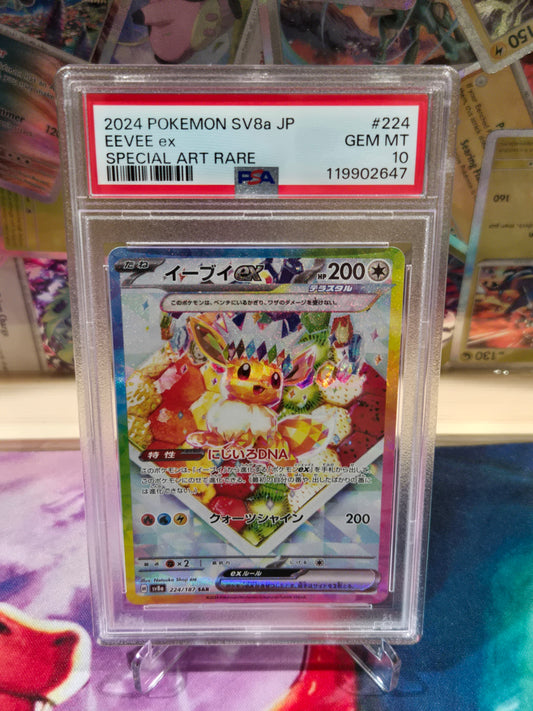 Eevee ex 224 Japanese Terastal Festival PSA 10