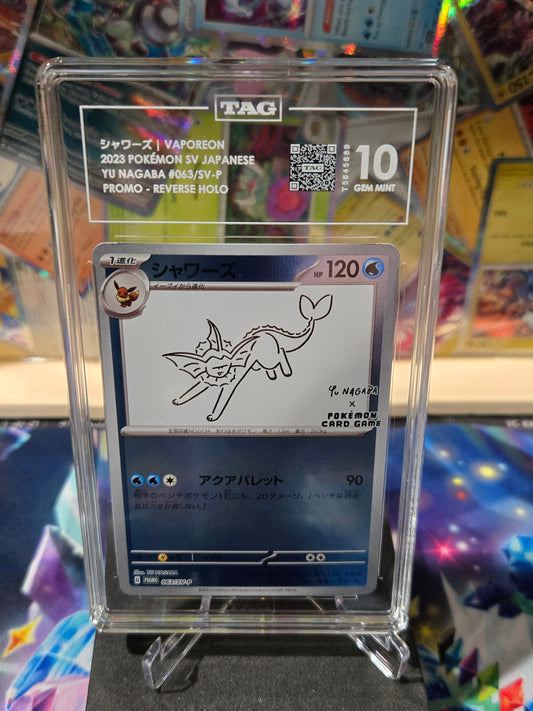 Vaporeon 063 Yu Nagaba Promo TAG 10