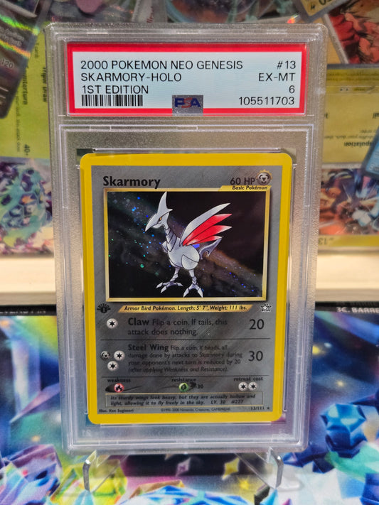 Skarmory 13 Neo Genesis 1st Ed PSA 6