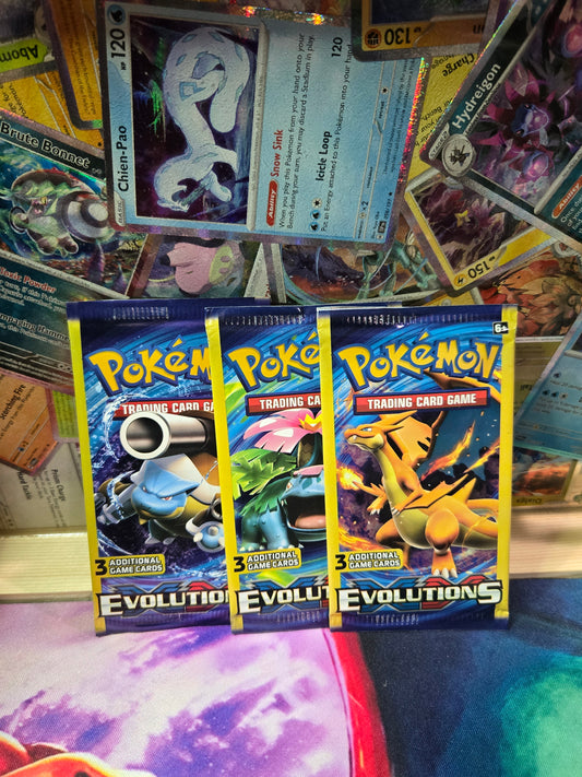 Evolutions 3 Card Pack, Set of 3
