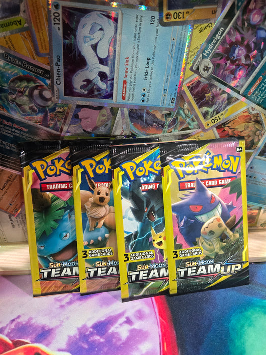 Team Up 3 Card Pack Set of 4 (Art Set)
