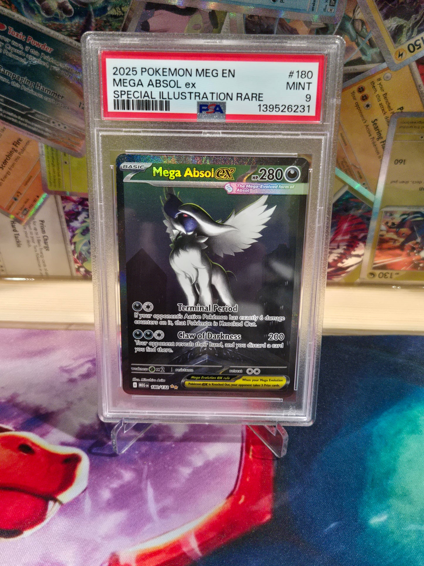 Mega Absol 180 Mega Evolutions PSA 9