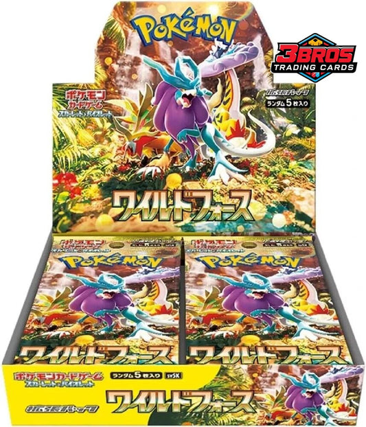Wild Force sv5K Pokémon Booster Box